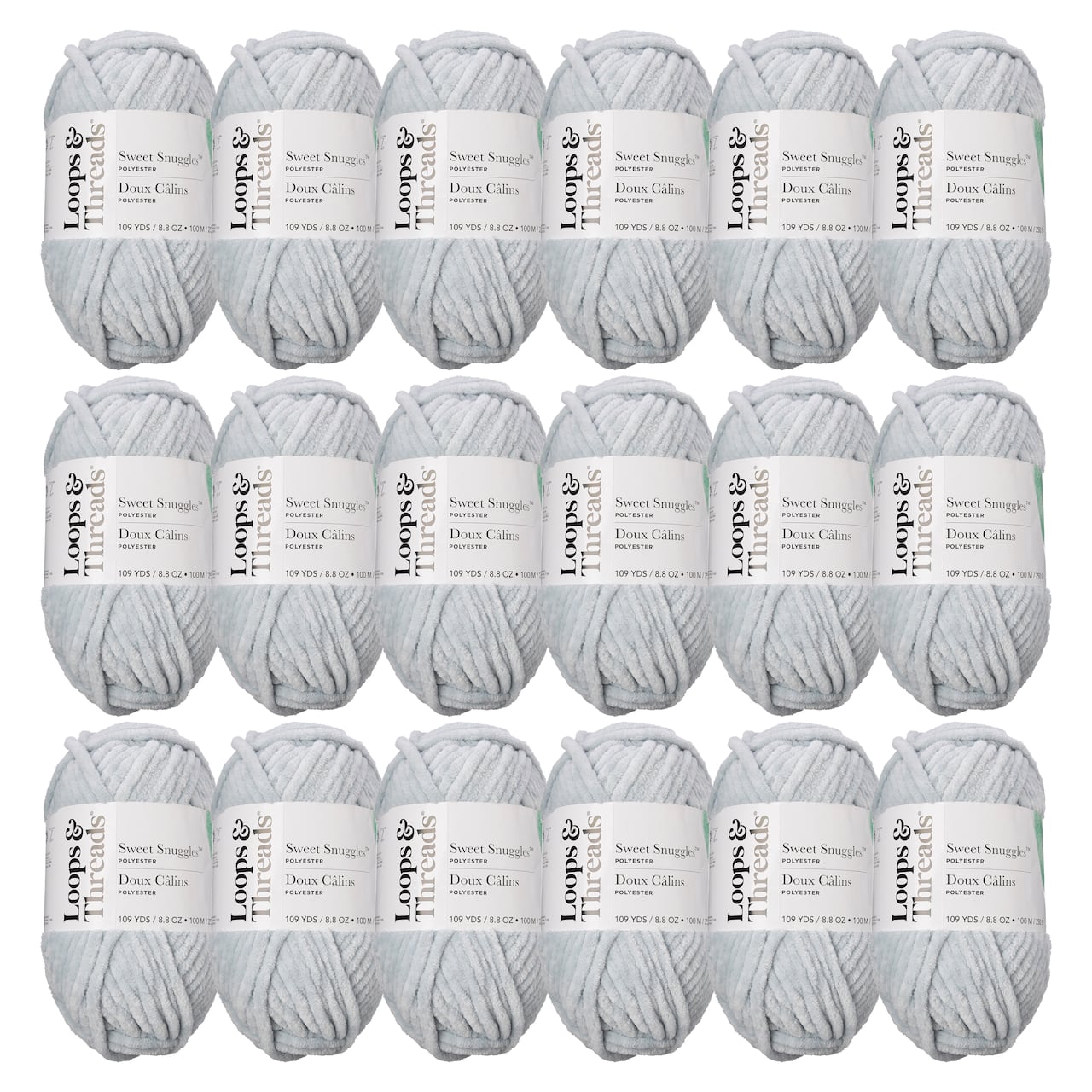 18 Pack: Sweet Snuggles™ Yarn by Loops & Threads®